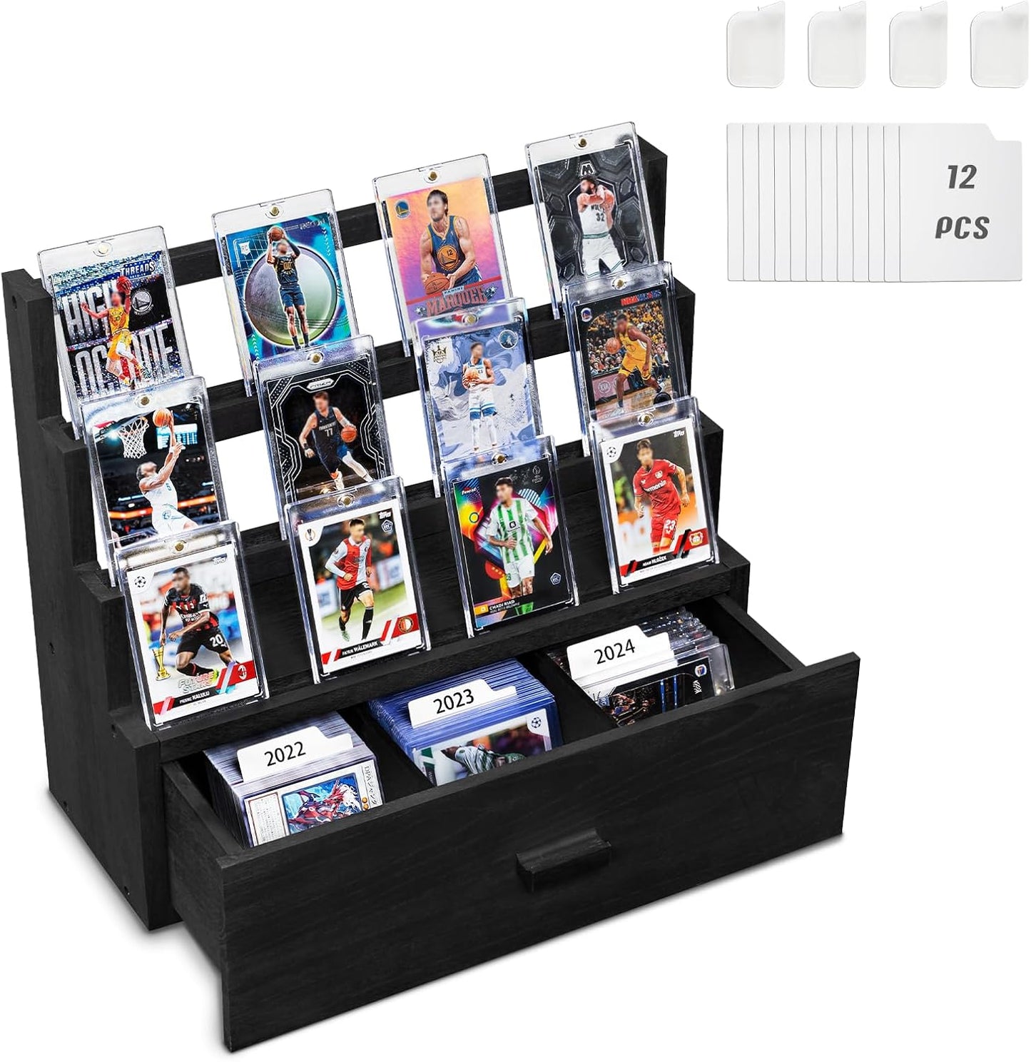 Emfogo Trading Card Display Case for Sports Card Collection