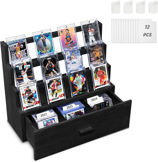 Emfogo Trading Card Display Case for Sports Card Collection