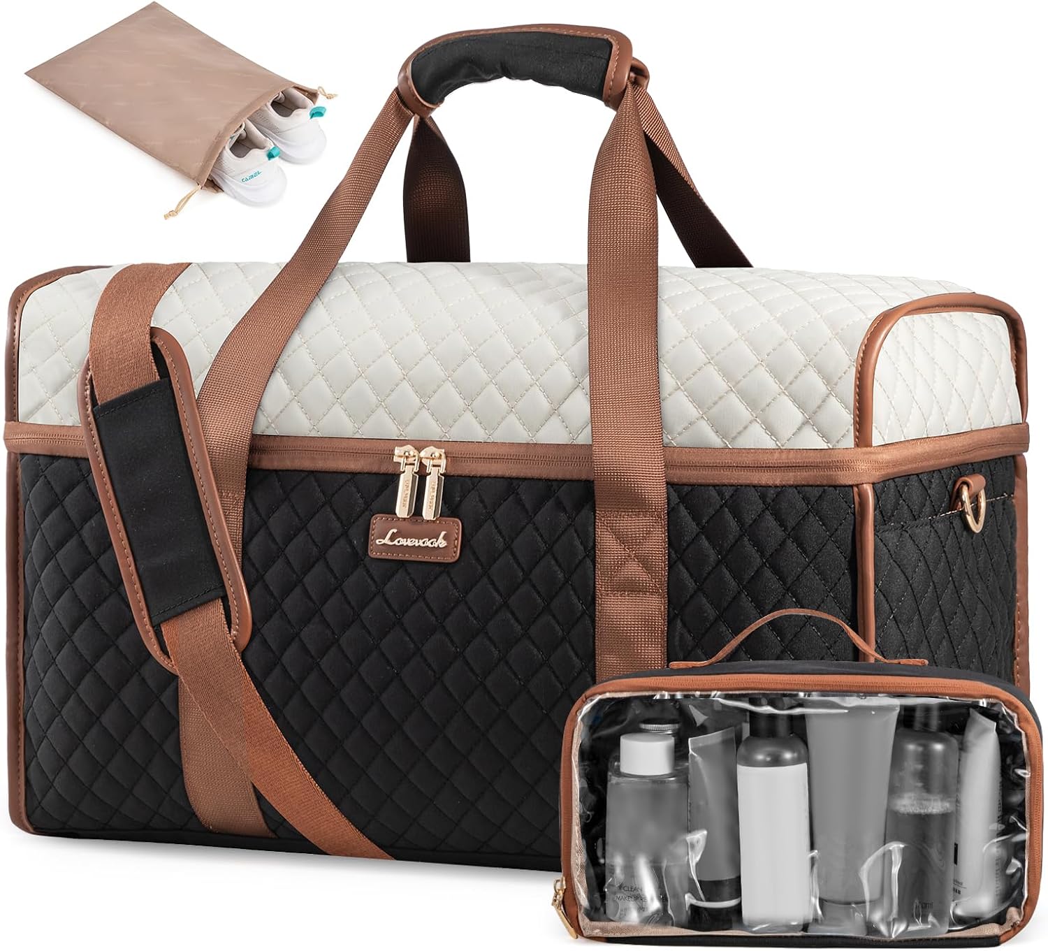 LOVEVOOK Travel Duffle Bag: Stylish Weekender for Women
