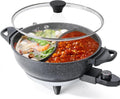 TWINTM Electric Hot Pot with Divider - 4.5QT Dual-Flavor Hot Pot
