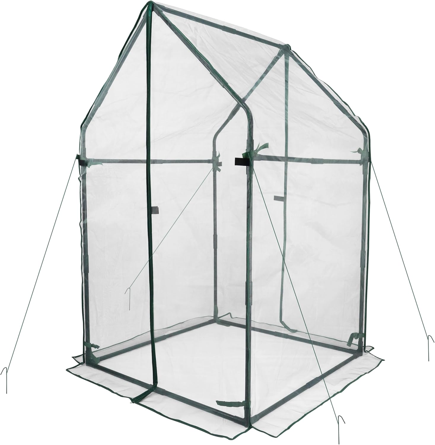 Gardzen Mini Greenhouse with Mesh Cover for Optimal Plant Growth
