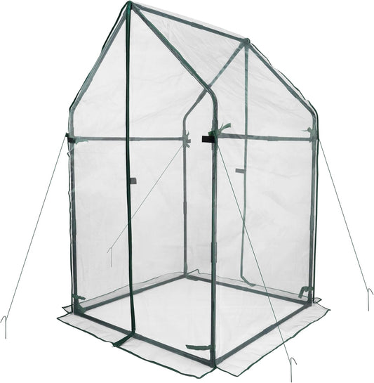 Gardzen Mini Greenhouse with Mesh Cover for Optimal Plant Growth