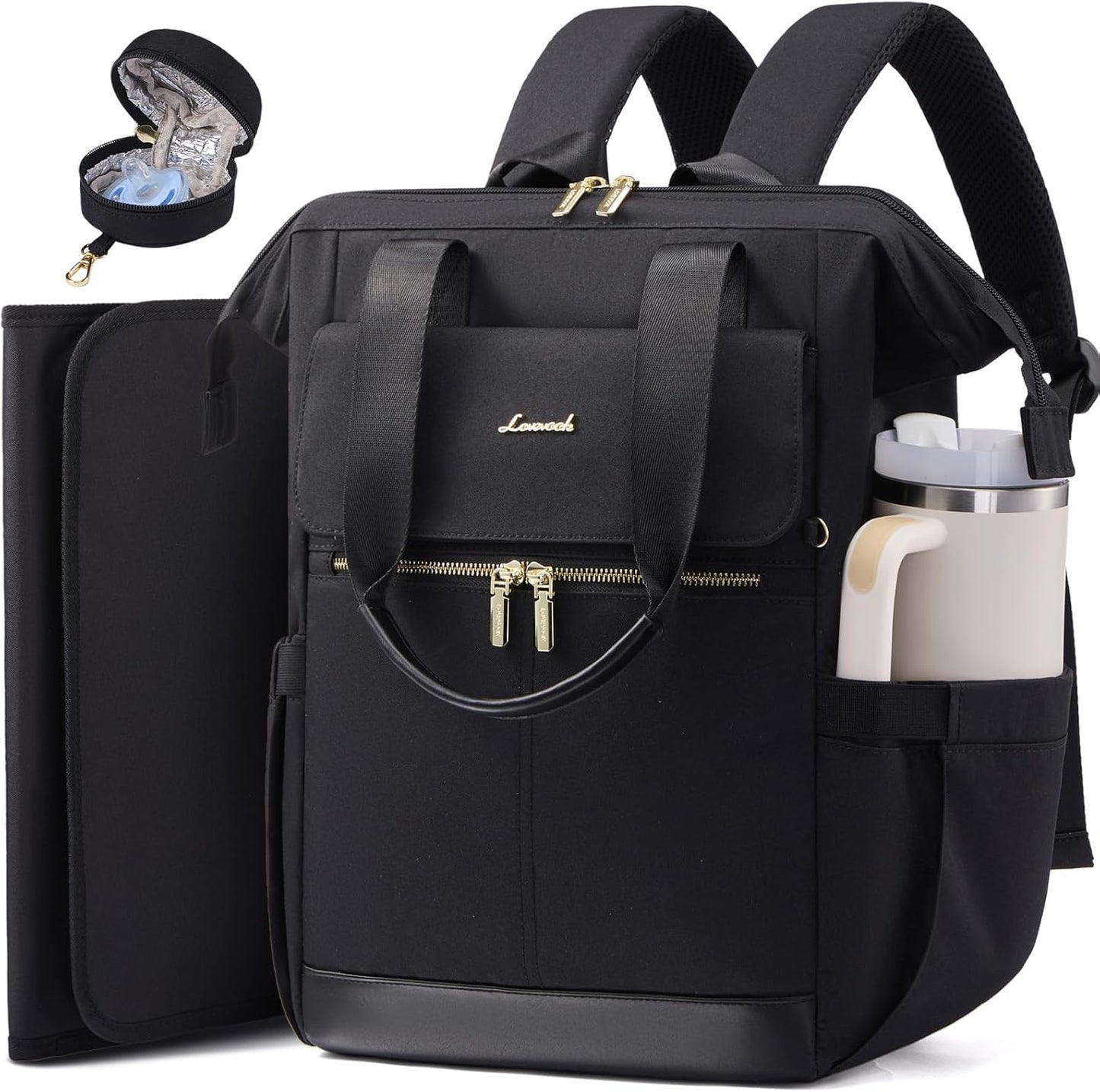 LOVEVOOK Baby Diaper Bag Backpack for Boys & Girls Travel Needs