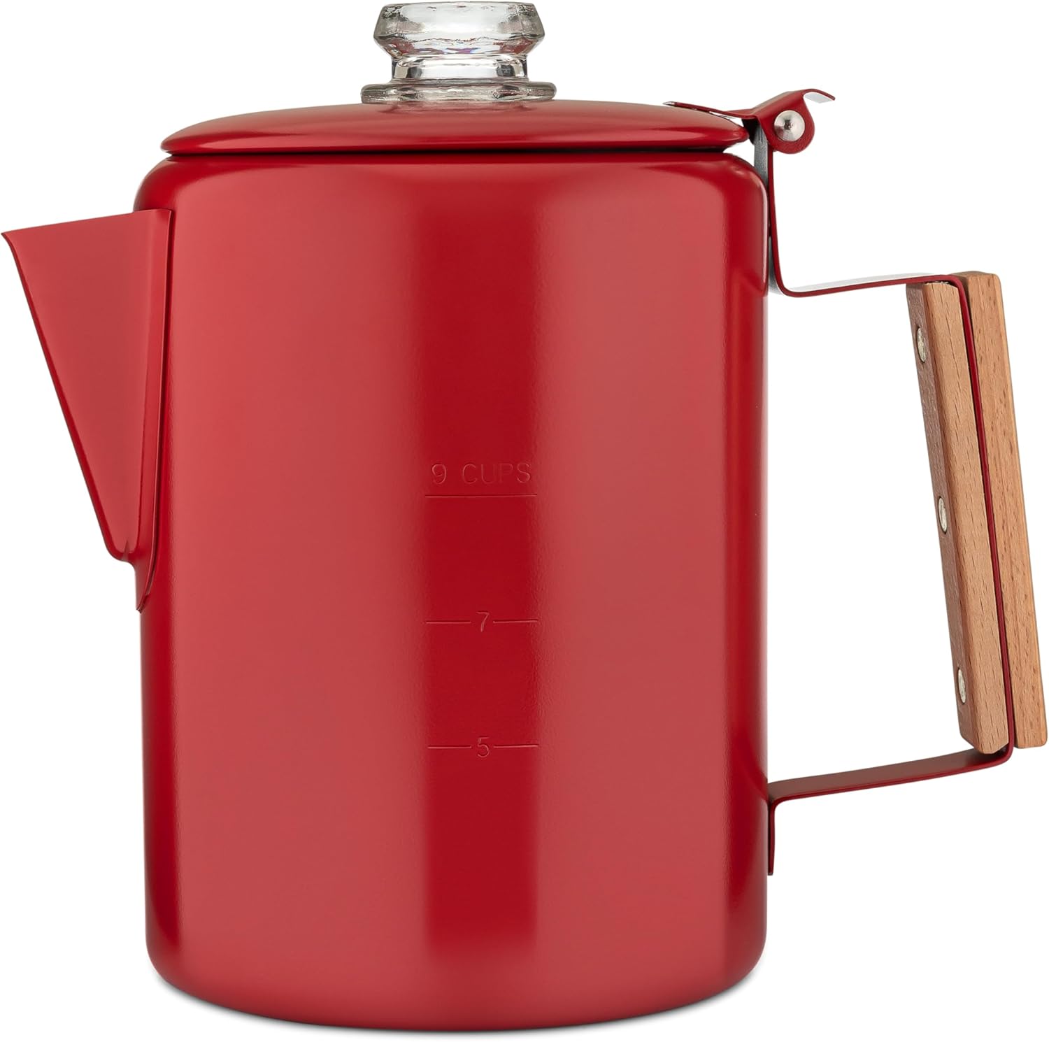 COLETTI Bozeman Camping Coffee Pot - Durable Percolator for Outdoors