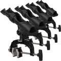Hitorhike Fishing Rod Holder with One-Click Lock - Stable Rail Clamp