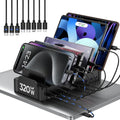 Zobirez 10-Port USB C Fast Charger - Family Charging Hub