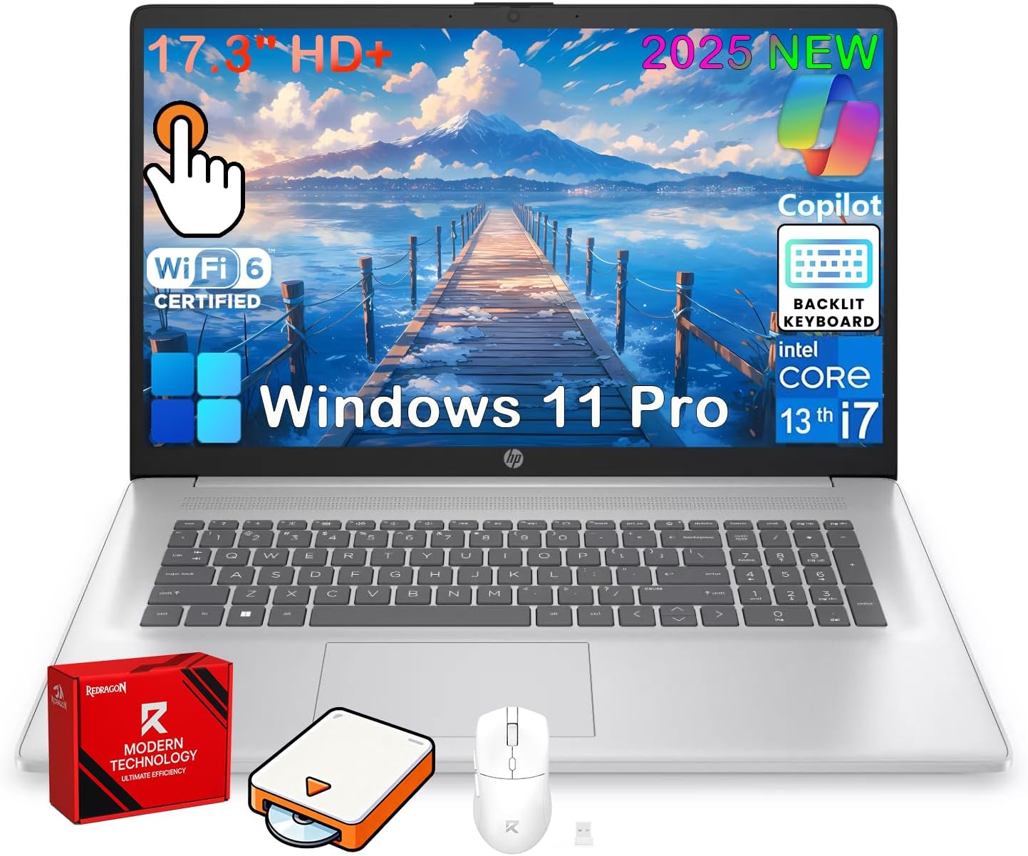 HP 17 inch Touchscreen Laptop with 32GB RAM and 1TB SSD