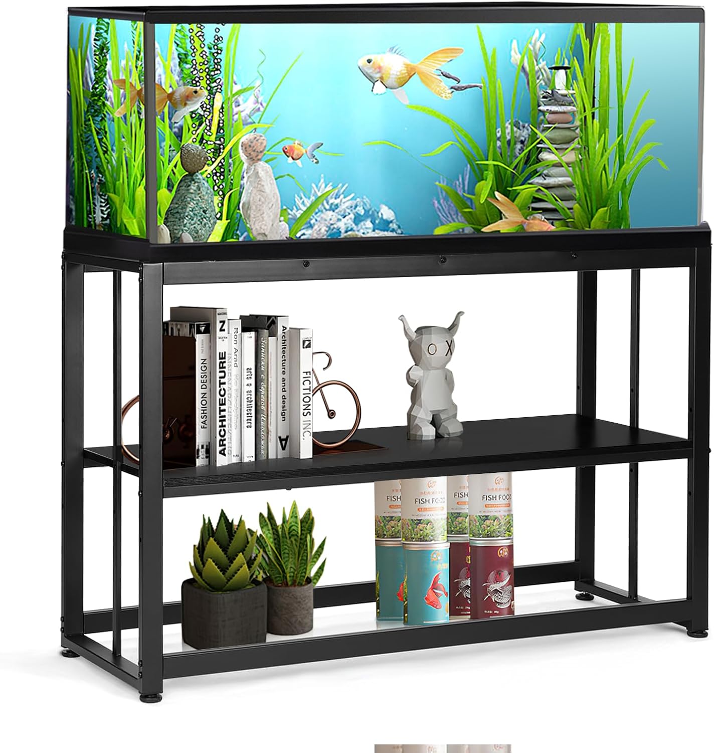 VOWNER 55-75 Gallon Fish Tank Stand - Heavy Duty Metal Rack