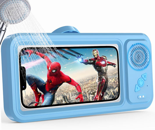 Waterproof Shower Phone Holder with 360 Rotation + Speaker by Fanlory