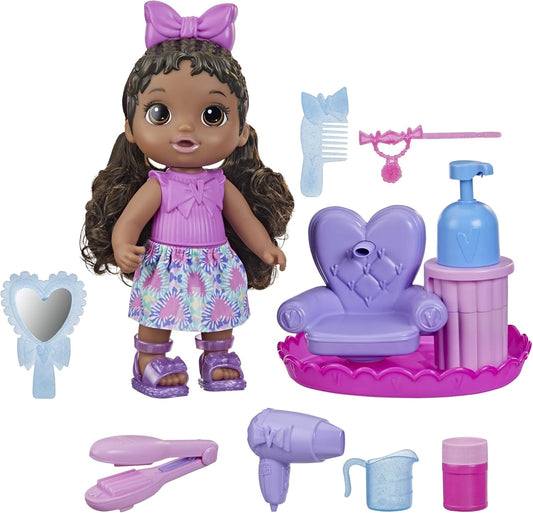 Baby Alive Styling Doll with Salon Chair - Hair Play Fun!