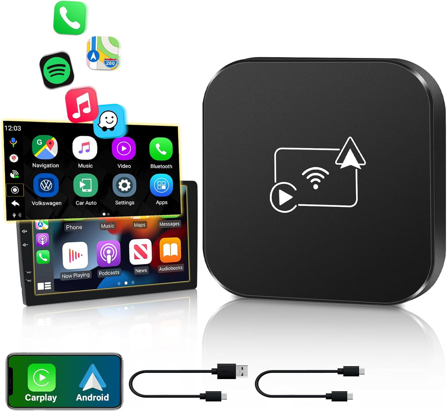 Upgrade Your Car: Wireless CarPlay & Android Auto Adapter by Jelkuz