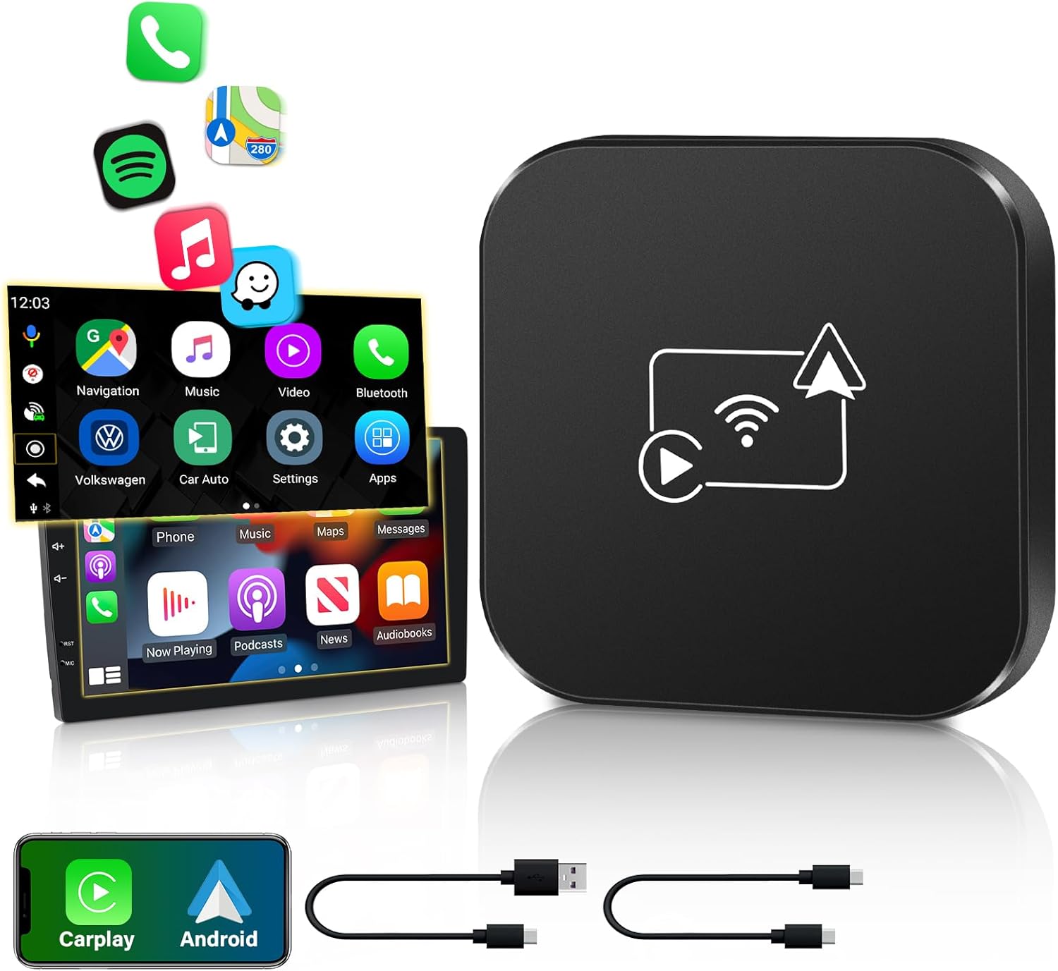 Upgrade Your Car: Wireless CarPlay & Android Auto Adapter by Jelkuz