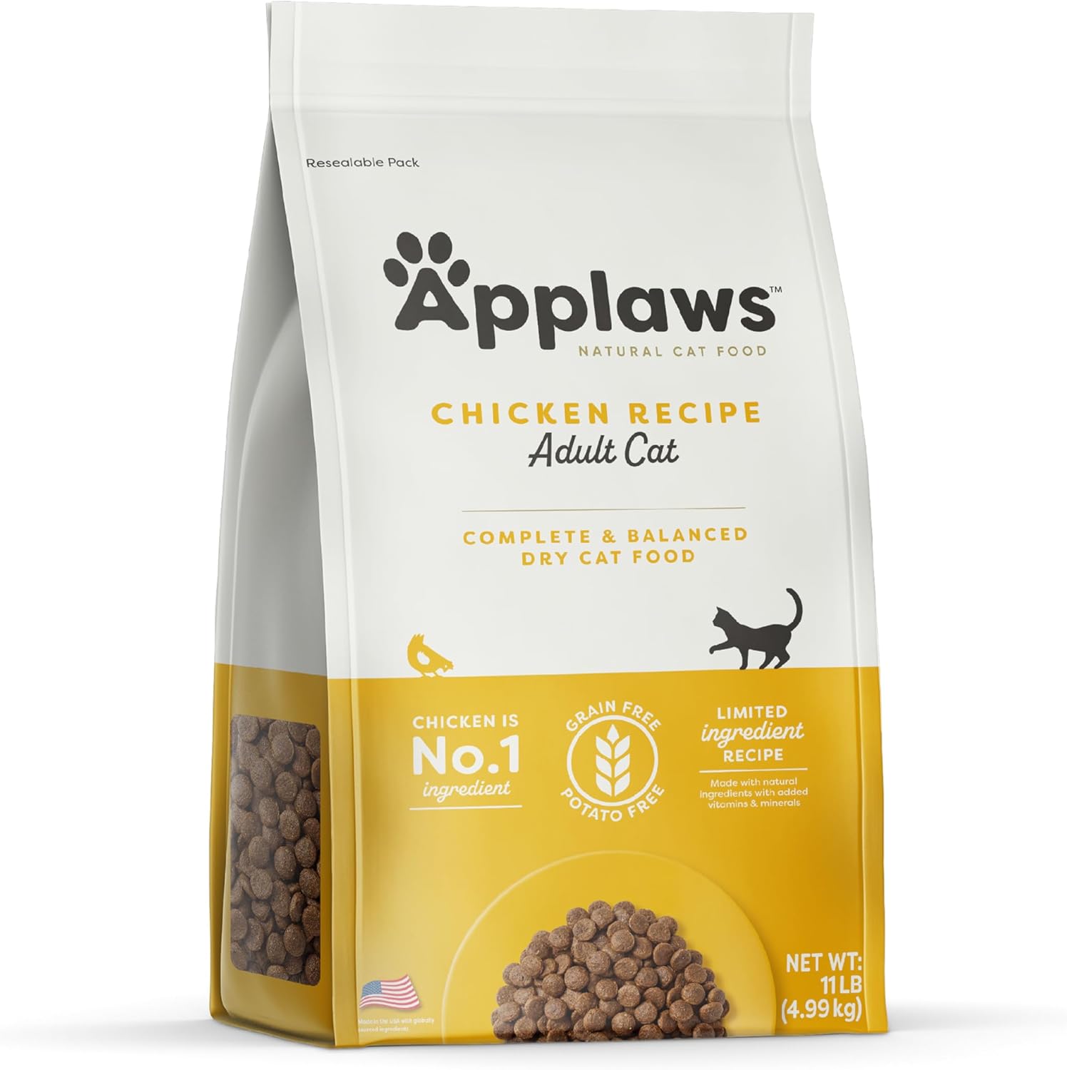 Applaws Complete Dry Cat Food for Healthy Digestion & Energy