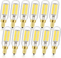 Leools Dimmable T6 LED Candelabra Bulb 60W Equivalent - Neutral White