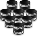 Dust Control Flex Cuffs 2-1/2 in - 8 Pack with Stainless Clamps