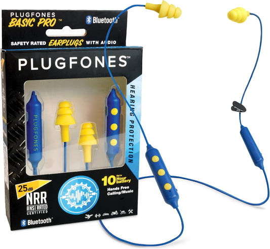 Plugfones Basic Pro: Wireless Earplug Headphones