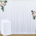 Premium 40x10FT White Backdrop Curtain Set - Wrinkle Free for Stunning Events!