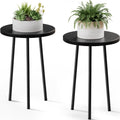 Plant Stand Indoor 2 Pack - Corner Wood 20 in Mid Century Modern