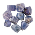 10pcs Raw Blue Sapphire Crystals Pack of 10 - Natural Rough Stones