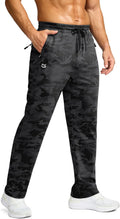 Men's Fleece Lined Water Resistant Hiking Pants - 3 Zipper Pockets