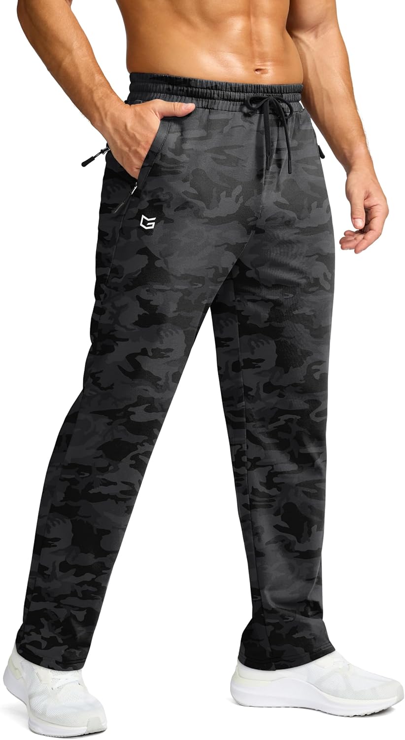 G Gradual Men's Fleece Lined Pants for Winter Hiking and Exercise