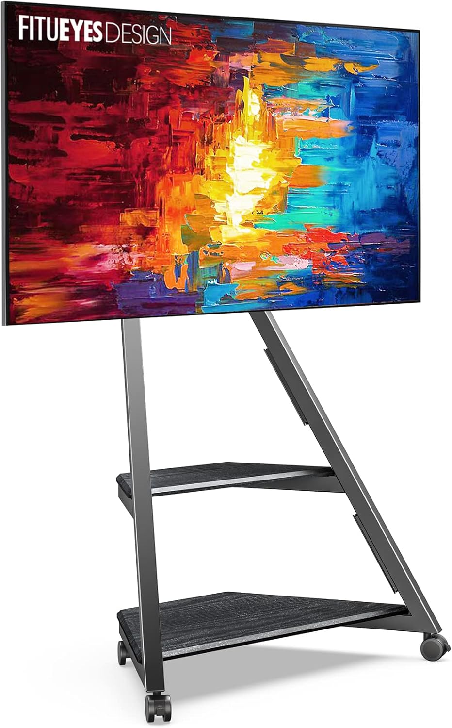 Fitueyes Corner TV Stand: Space-Saving Modern Elegance