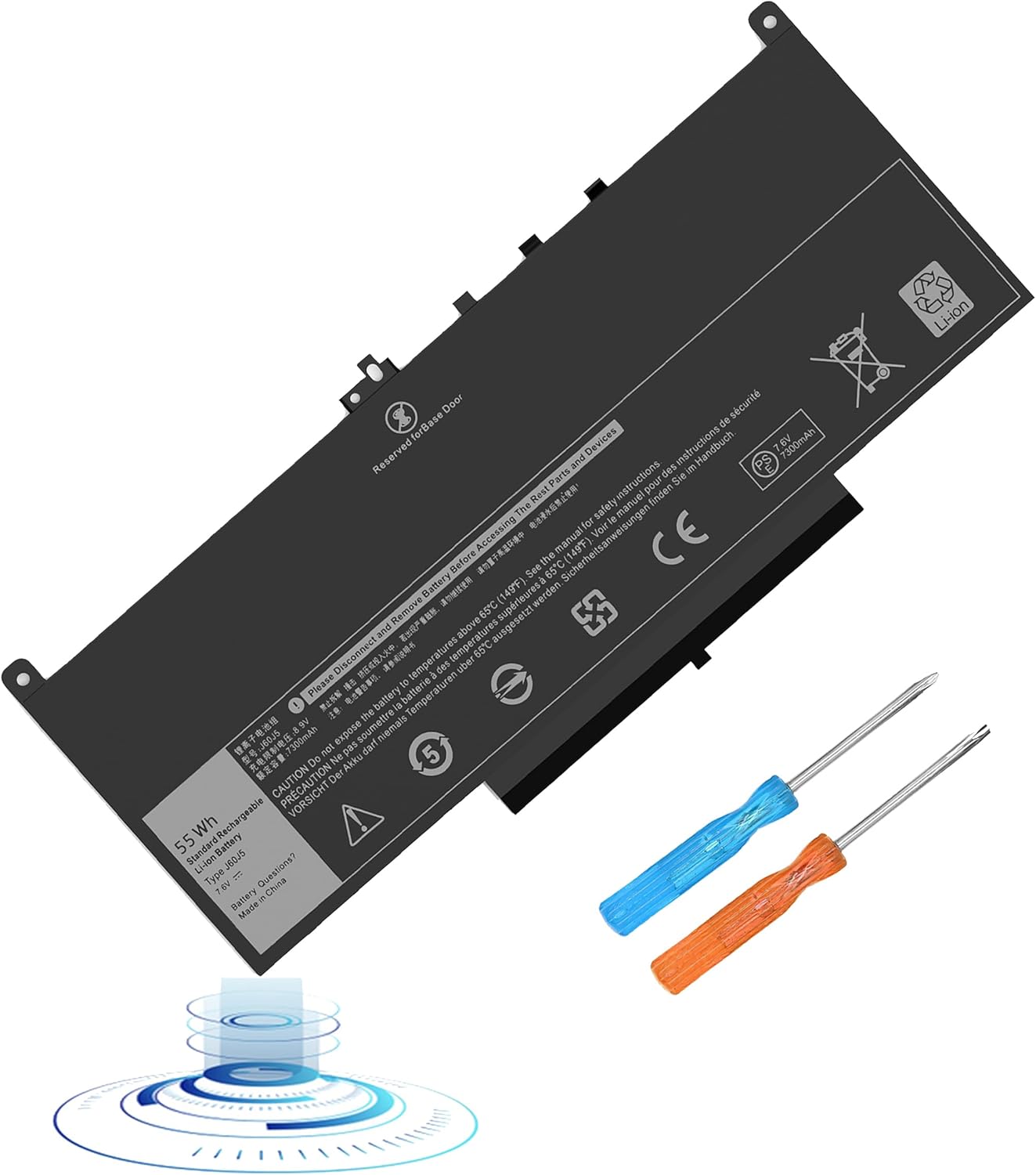 E7470 E7270 J60J5 Battery Replacement for Dell Latitude Laptops