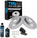TRQ Rear Brake Pad & Rotor Kit for 2015-2022 Ford Mustang