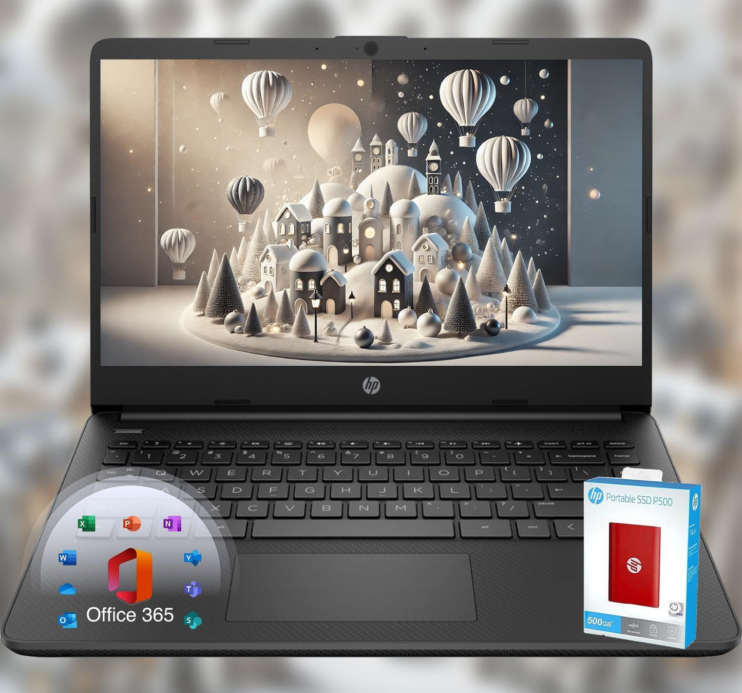 HP 14 Laptop with Microsoft 365: Perfect for Students and More