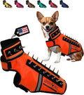 SpikeVest Dog Harness Vest XS Fluorescent Orange - Predator Shield