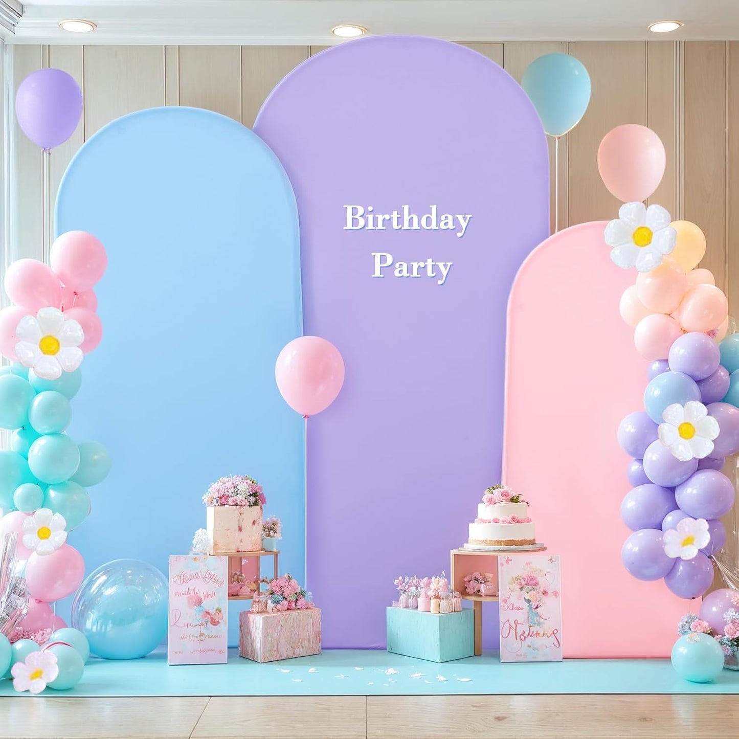 Arch Backdrop Cover Set of 3 for Weddings and Parties