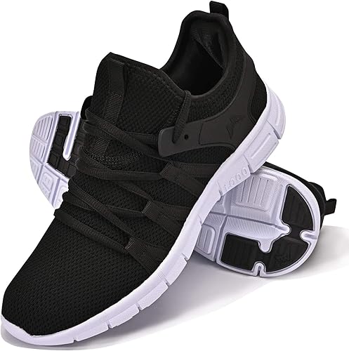 INZCOU Running Shoes Lightweight Breathable Mesh Sneakers for Gym
