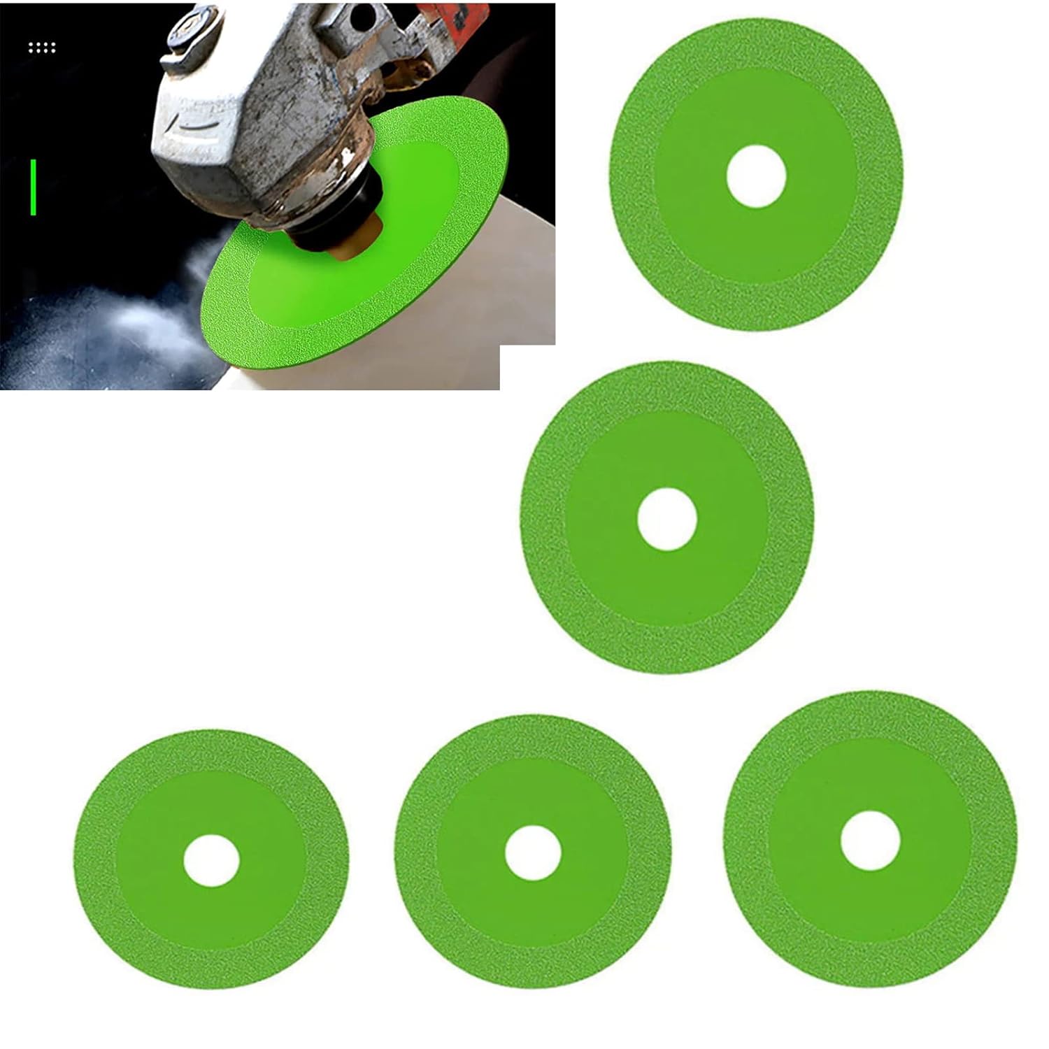 QIZHIMEI 4 Diamond Glass Cutting Disc - Smooth Cutting