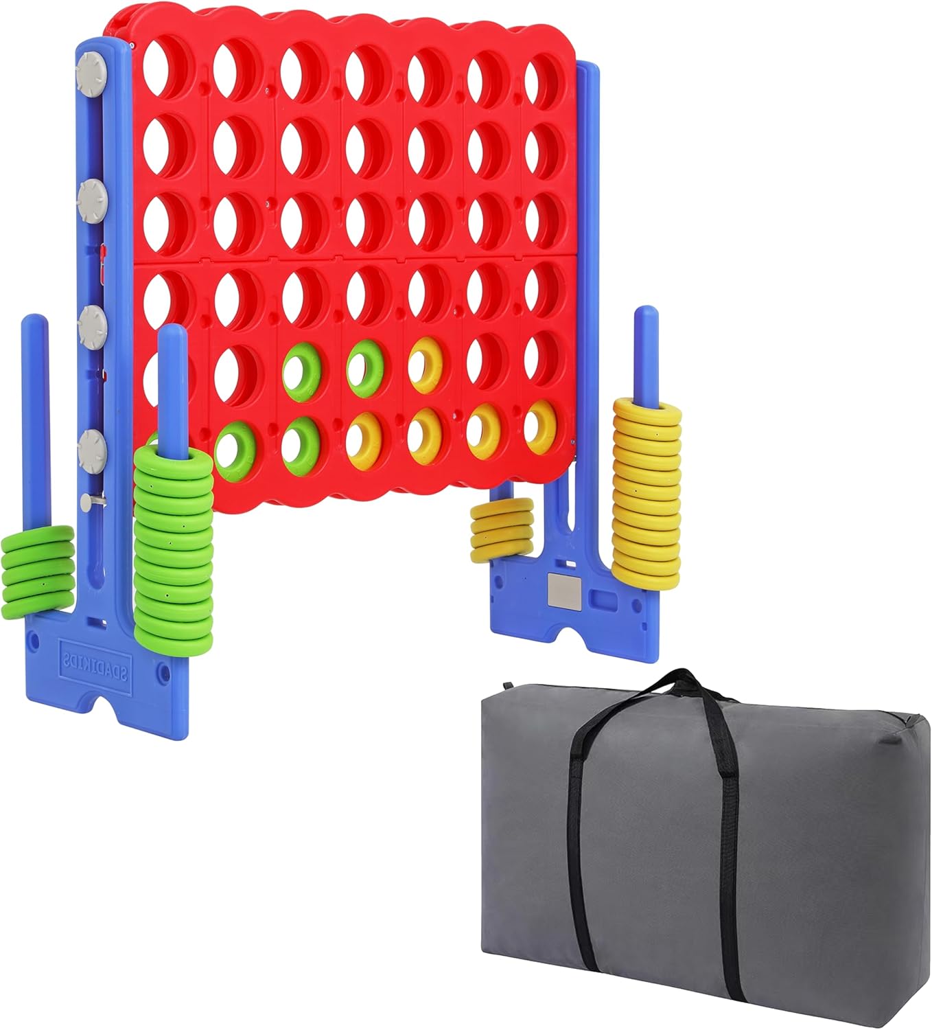 SDADI Jumbo 4 in a Row Game Set for Family Fun Indoors Outdoors