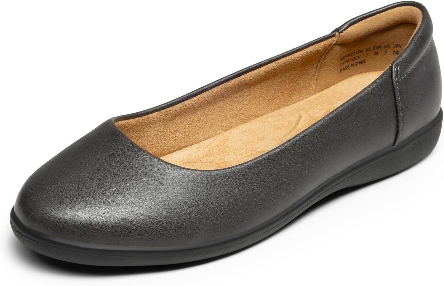 DREAM PAIRS Comfortable Ballet Flats for Work and Casual Wear