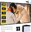 XINLEMY 150-inch 4K Projector Screen - Ultimate Outdoor Cinema Experience!