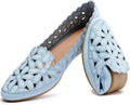 Women's Floral Ballet Flats Slip On Round Toe Dress Shoes Pattern