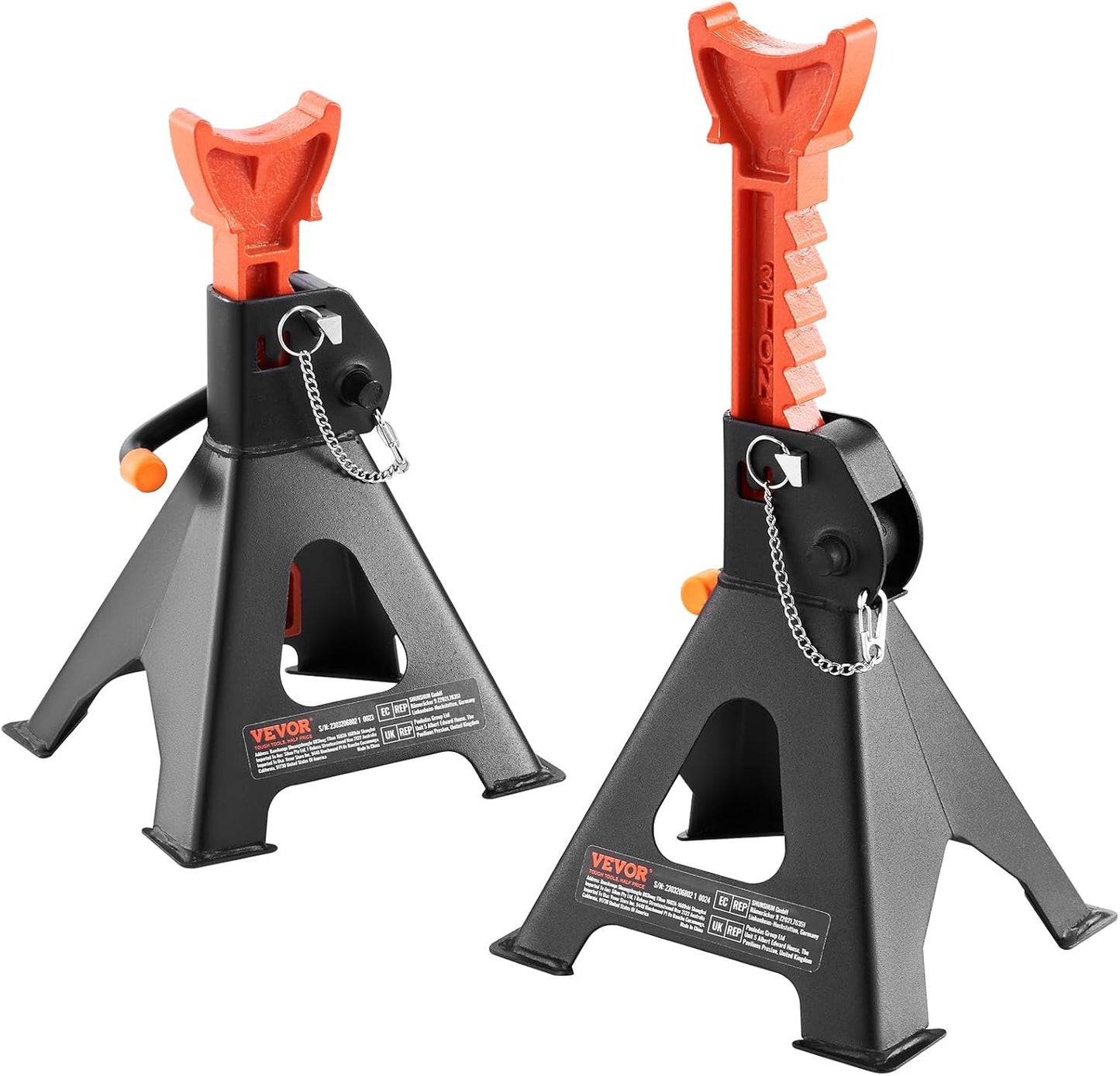 VEVOR 3 Ton Car Jack Stands for Safe Vehicle Lifting