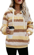 Relaxed Fit Sherpa Fuzzy Hoodie for Women by Nirovien