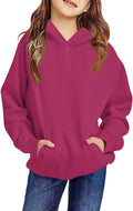 Gradient Hooded Sweatshirt for Girls, Trendy Oversized Style
