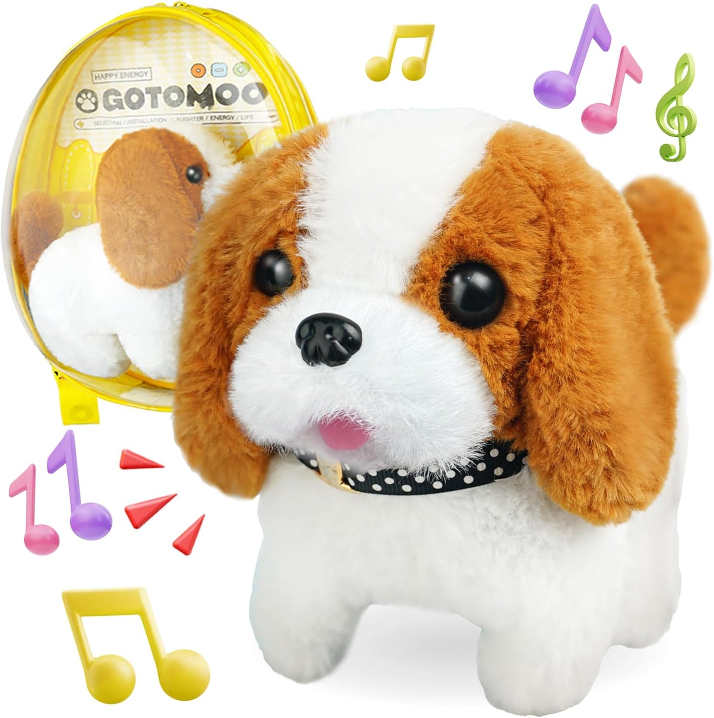 Interactive Electronic Walking Puppy Toy - Fun Pet Care Gift for Kids