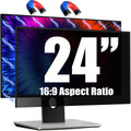 Magnetic Invisible Computer Privacy Screen Filter 24 in - Removable