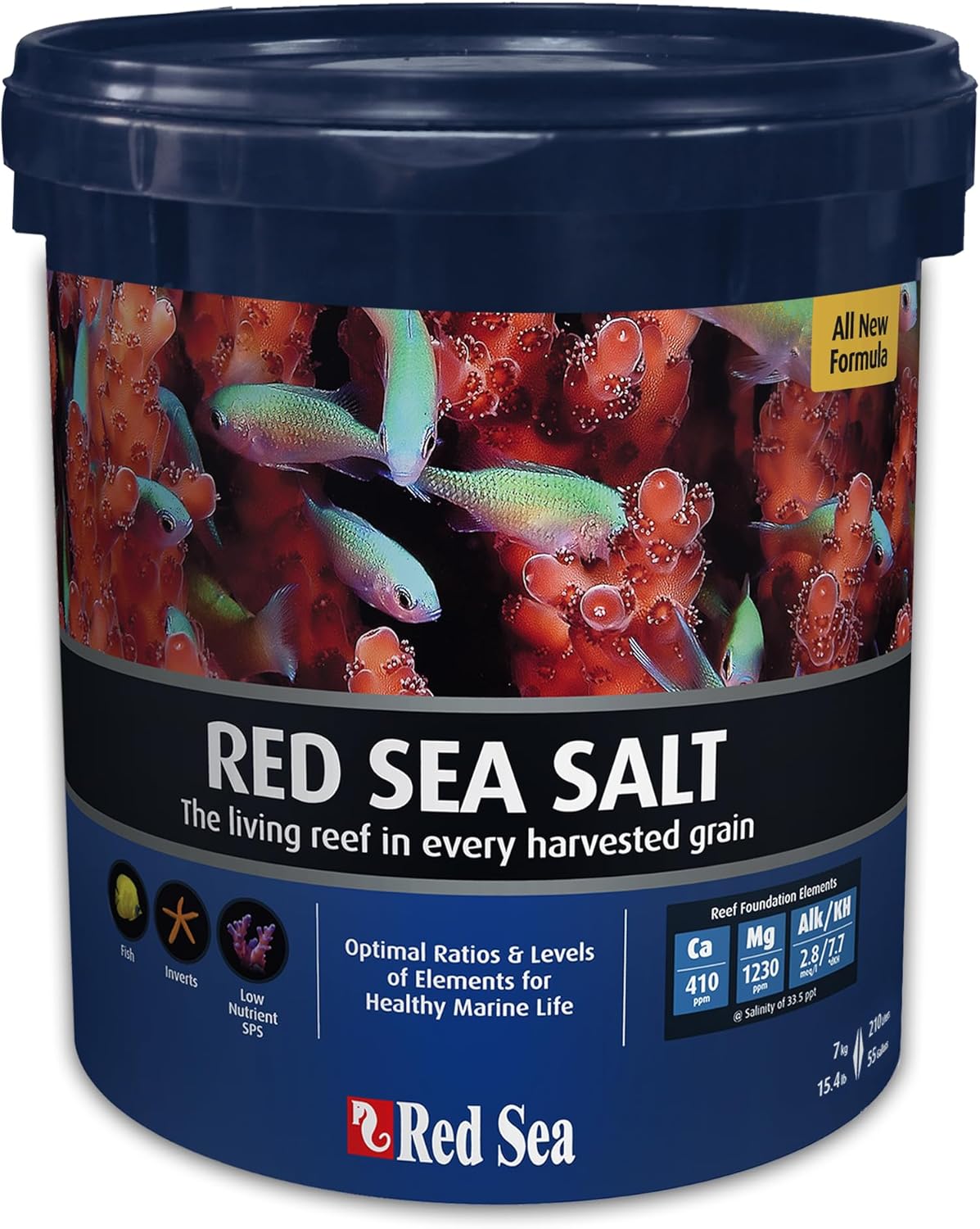 Red Sea Reef Salt Mix Small Bucket for Optimal Coral Health