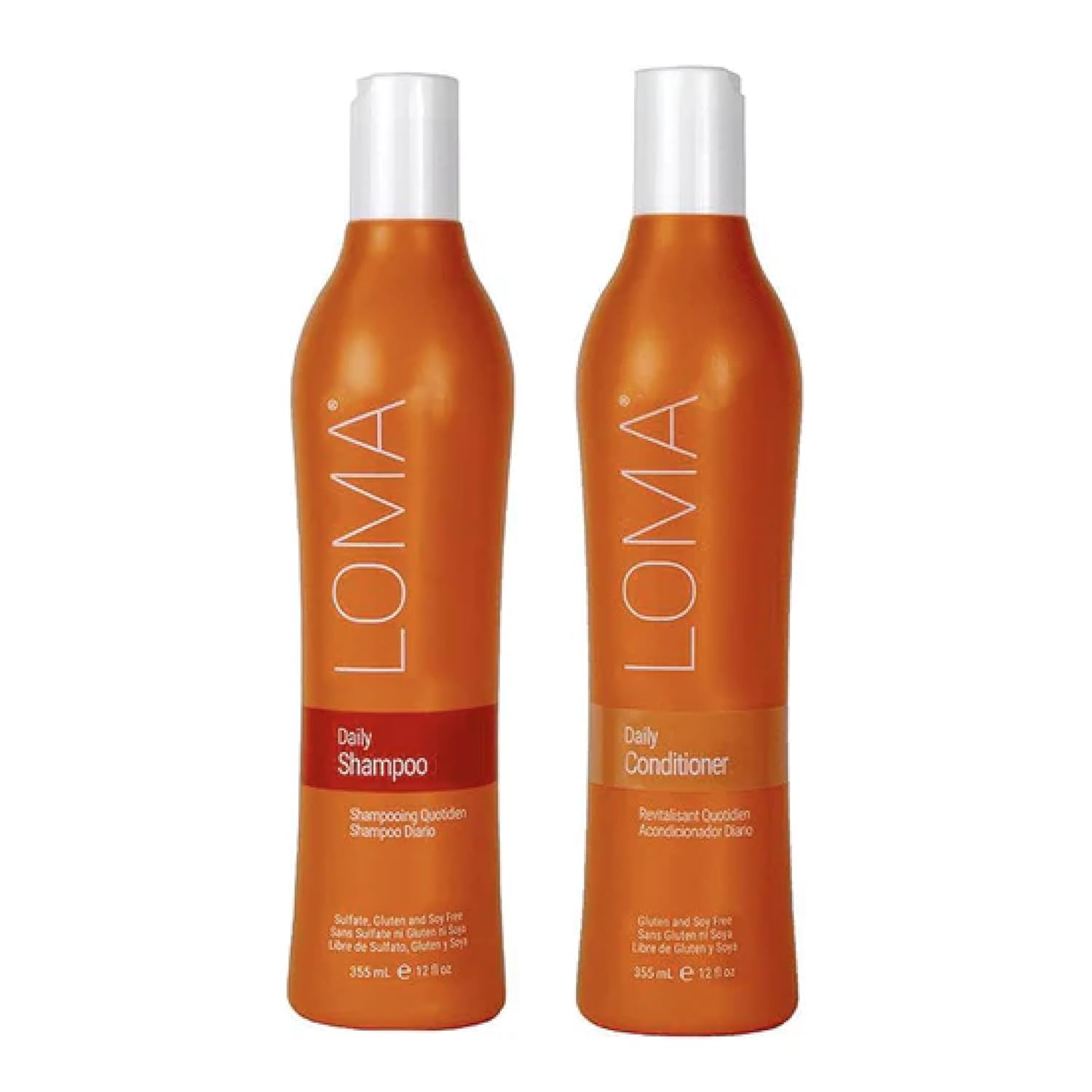 Loma Hair Care Daily Duo: Nourishing Shampoo and Conditioner Set
