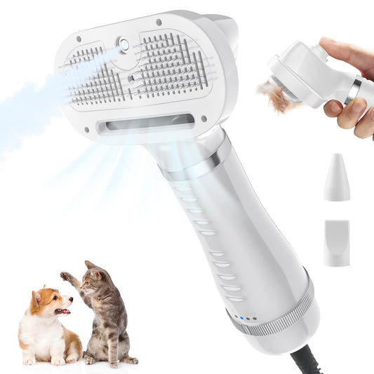 4-in-1 Cat Grooming Tool - Hair Remover & Dryer