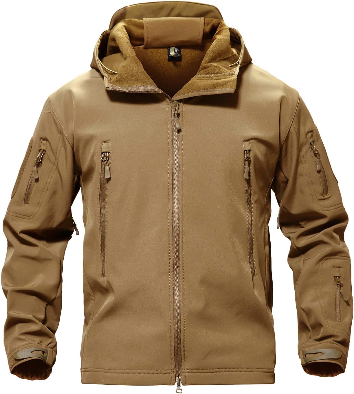 TACVASEN Men's Tactical Soft Shell Winter Jacket for Outdoors