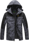 GIISAM Rain Jacket for Men - Lightweight Waterproof Windbreaker body