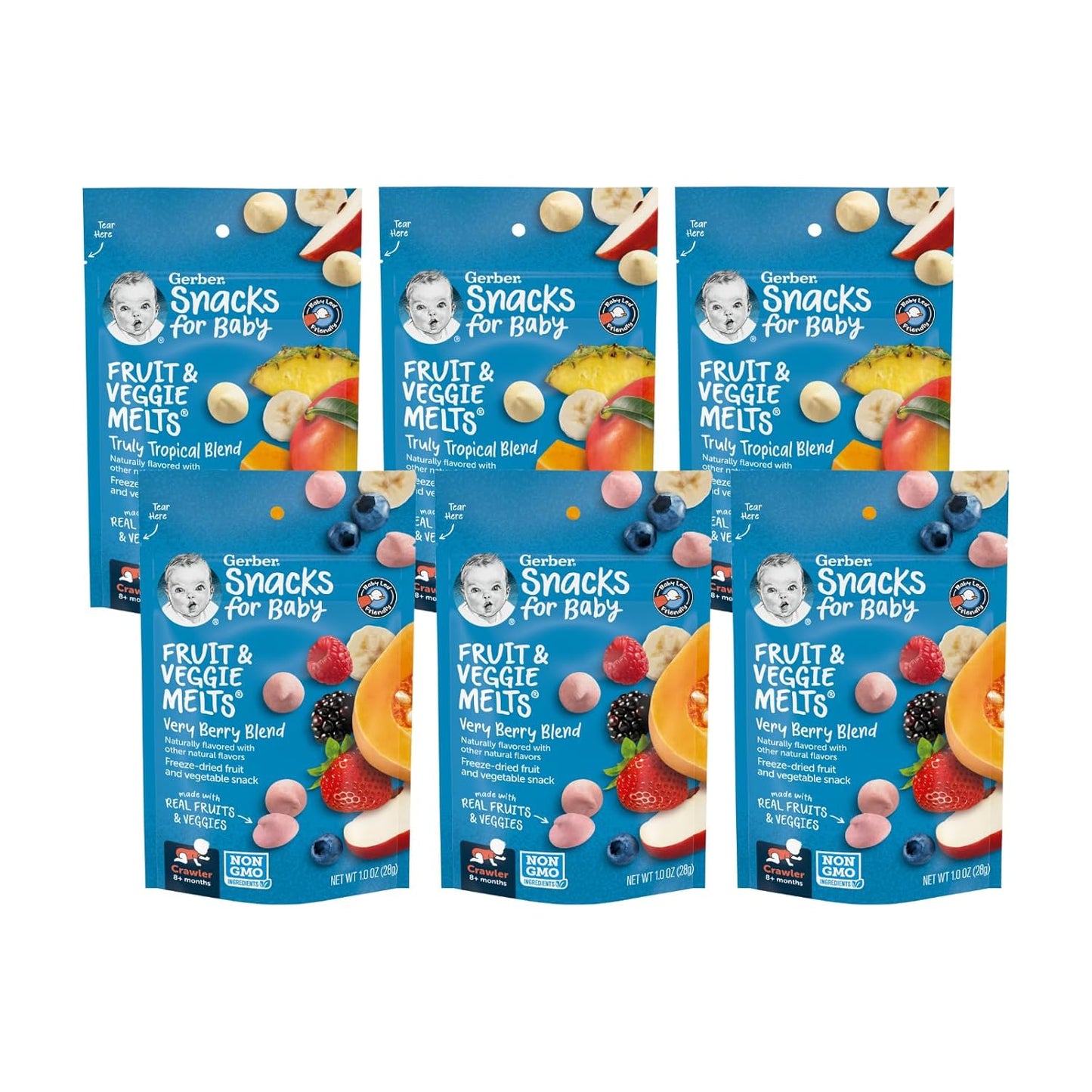 Gerber Graduates Fruit & Veggie Melts Snack Variety Pack Review