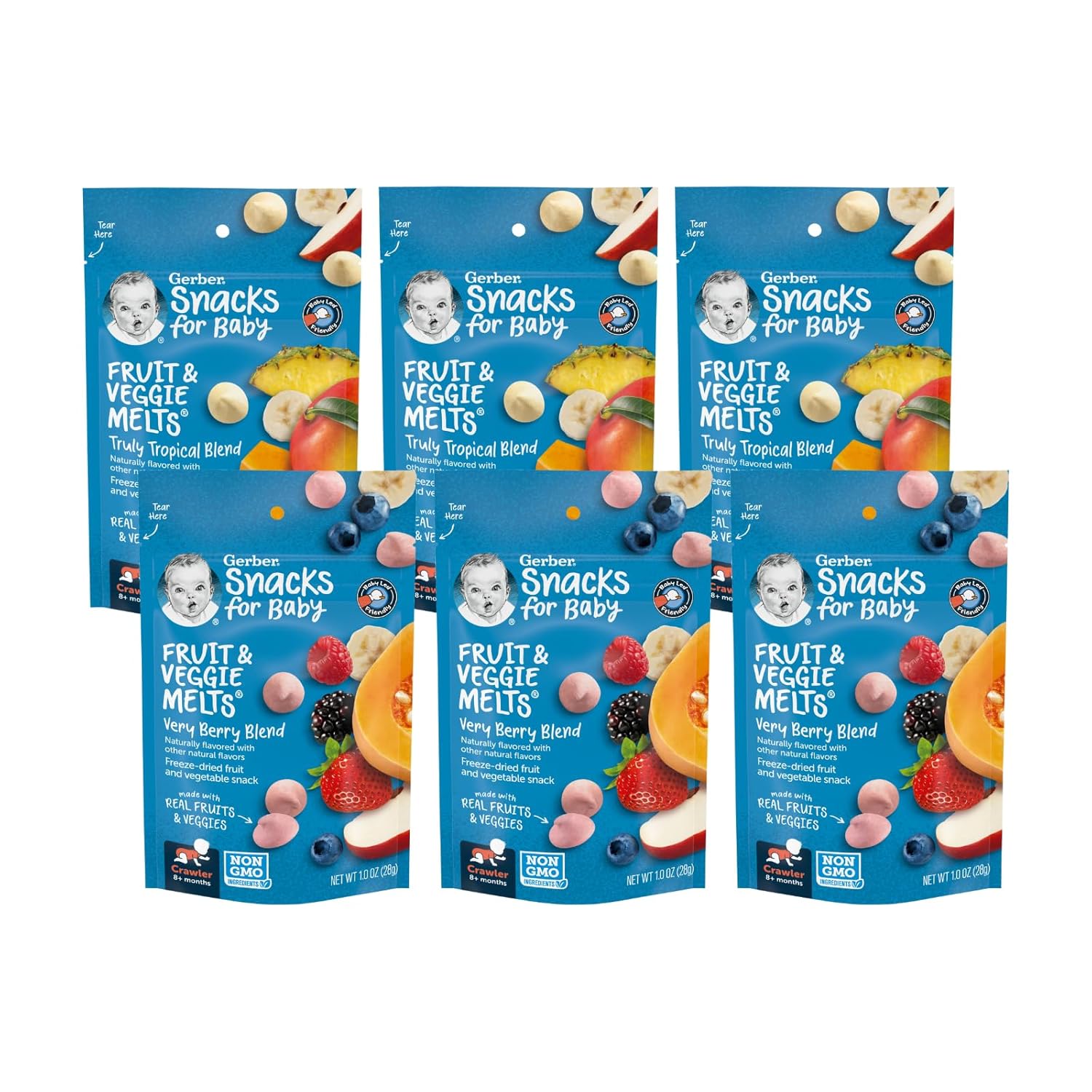Gerber Graduates Fruit & Veggie Melts Snack Variety Pack Review