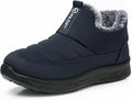SHIBEVER Womens Winter Snow Boots: Warm Fur Lined Waterproof Booties